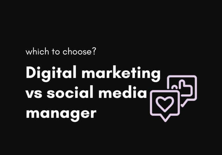 Digital Marketing Manager vs Social Media Manager