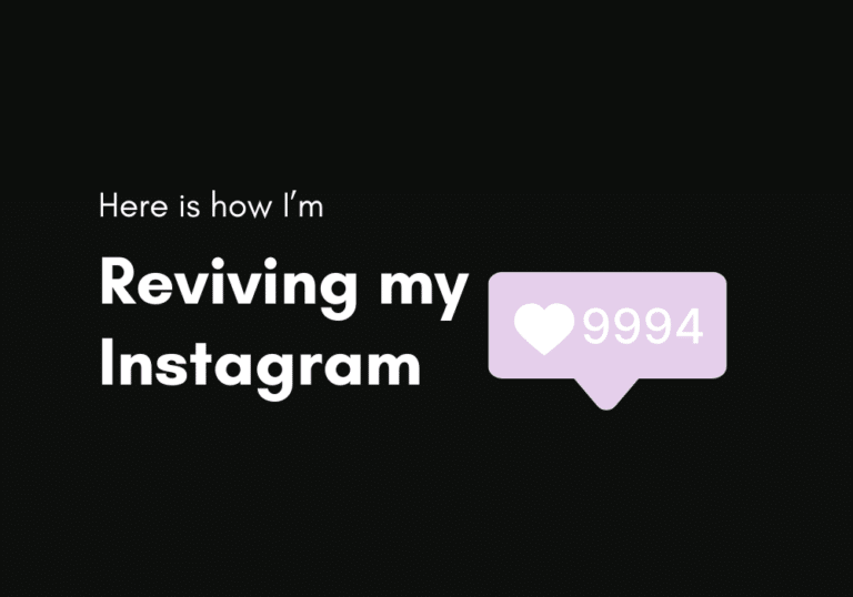 Here's how I revived my Instagram account blog